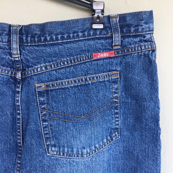 Y2K Jolete Denim Mini Skirt Women's 13/14 Medium Wash 100% Cotton VTG - Picture 3 of 10